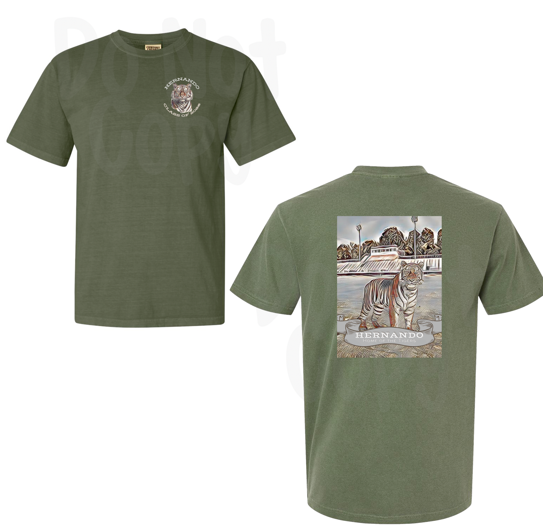 Rustic Tiger Stadium 2026 Class Tee