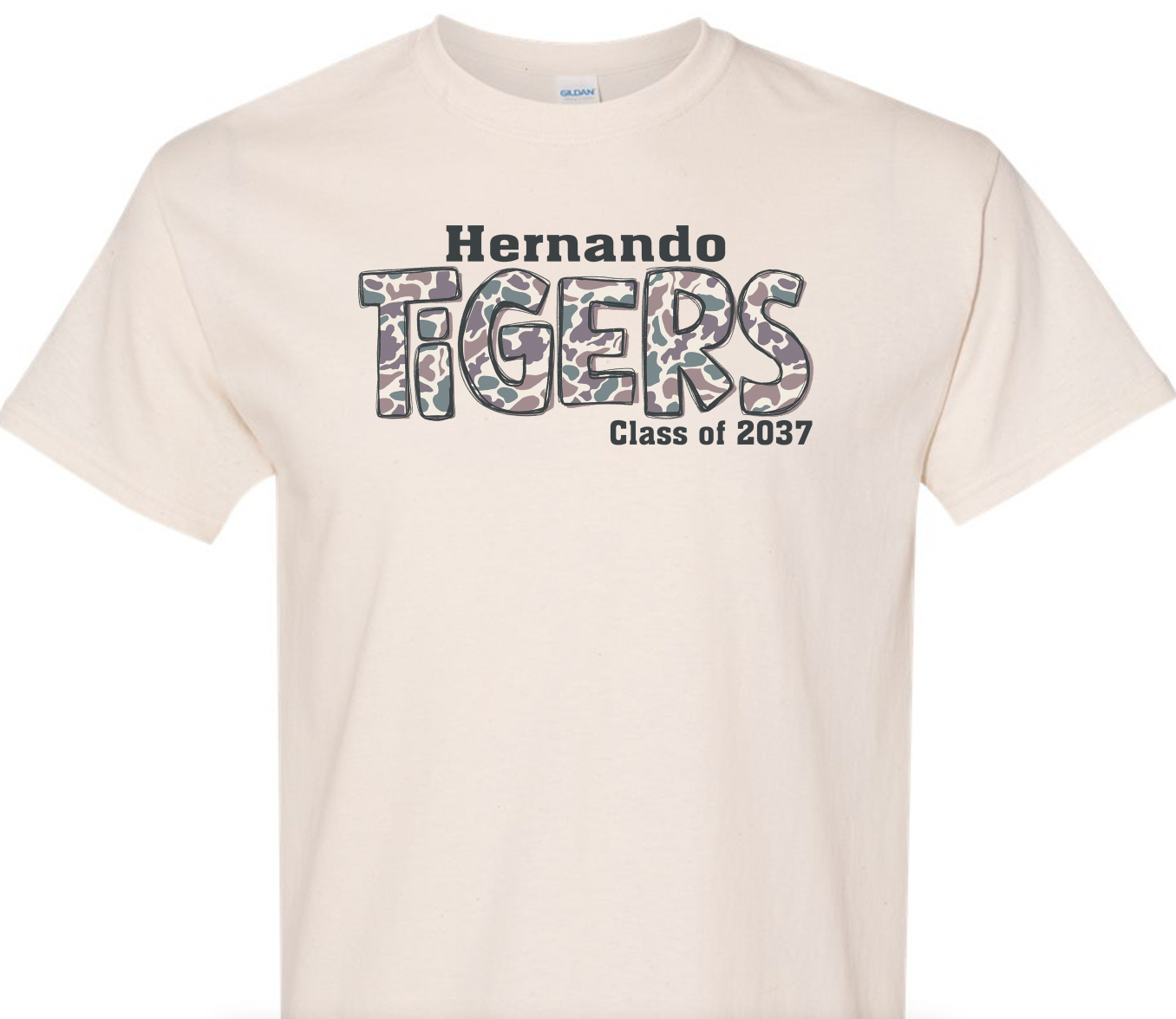 HERNANDO TIGERS CAMO DESIGN (HES PTA)
