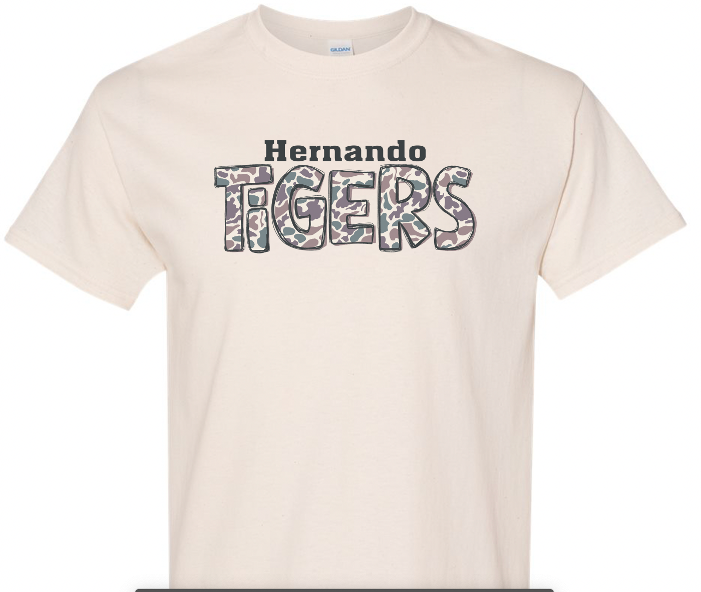 HERNANDO TIGERS CAMO DESIGN (HES PTA)
